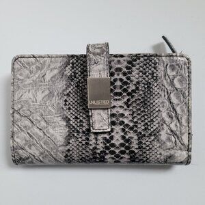 Unlisted by Kenneth Cole Vegan Snakeskin Wallet